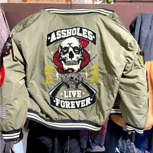 AFL chenille bomber jacket